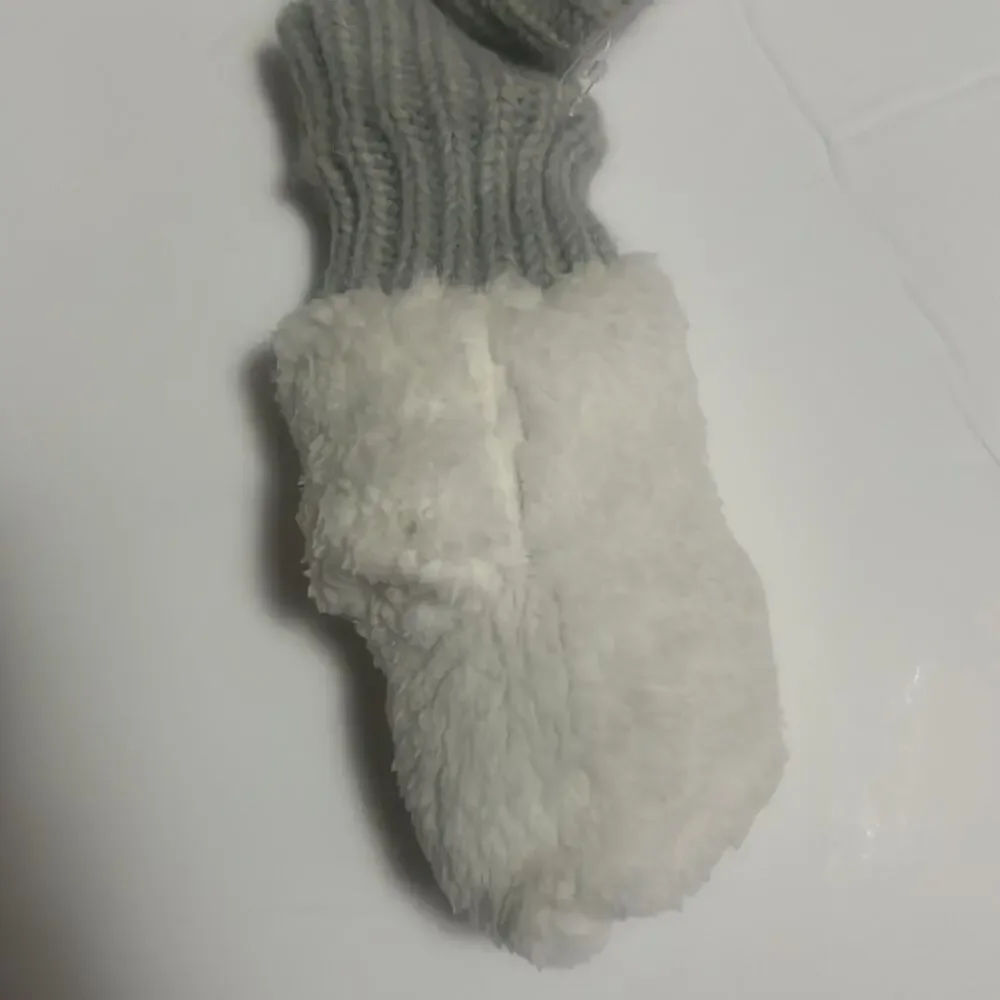 KIDS PAW MITTEN PALE GREY‎